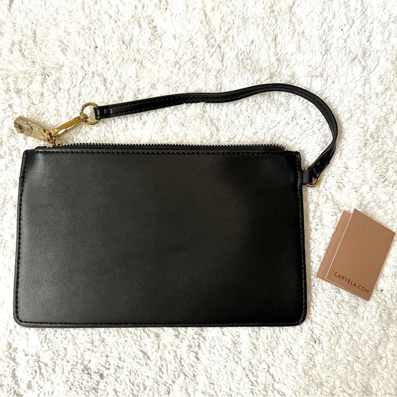 NWT KURT GEIGER CARVELA black medium wristlets clutches. - Picture 6 of 8